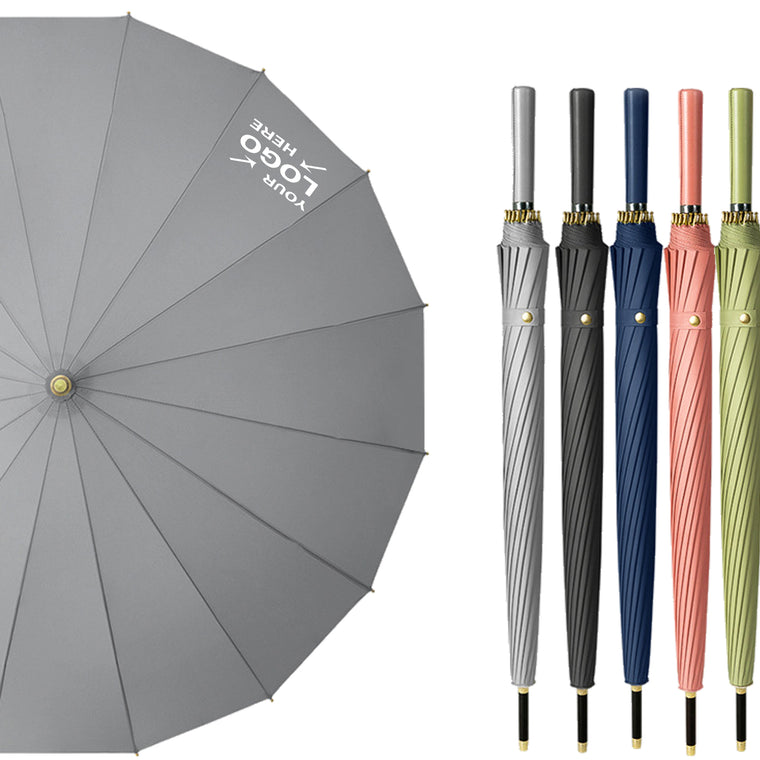 16 Rib Large Straight Umbrella