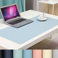 Leather Desk Mat, Double-Sided PU Mouse Pad