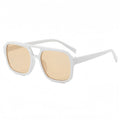 Square Aviator Sunglasses Women Men Vintage Rectangle