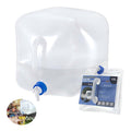 Foldable Portable Water Container With Faucet