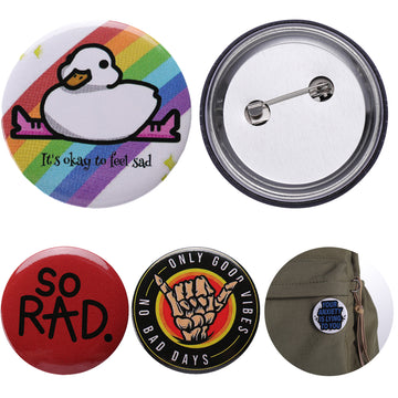 Clothing Accessories Tinplate Creative Badge
