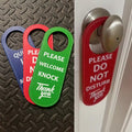 PU Double Sided Door Hanger Sign