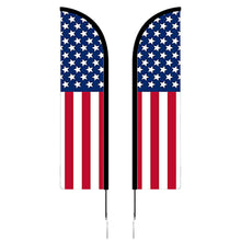 8' Double Sided Portable Half Drop Banner w/ Hardware Set