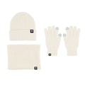 Knitted Hat, Scarf And Gloves Three-Piece Set