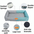 Removable & Washable Linen Pet Mat