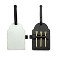 PU Leather Golf Ball Tee Bag With 3 Spikes