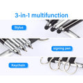 3-in-1 Cute Stylus Ballpoint Pen Keychain
