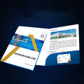 Full Color Gloss Two-Pocket Presentation Folder