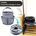 Collapsible Garden Bucket Tool Bag With 6 Outer Pockets