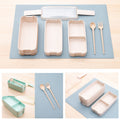 3-Tier Bento Box with Fork and Spoon Utensils