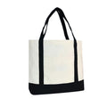 Canvas Tote Bag With External Pocket