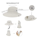 Outdoor Wide Brim Bucket Hat
