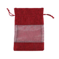 Small Linen Window Drawstring Pocket