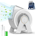 USB Small Desk Quiet Powerful Airflow Fan with 3 Speeds