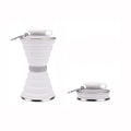 17 Oz Silicone Collapsible Water Bottle Cup With Carabiner