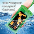 IPX8 Waterproof Phone Pouch Clear Touch Travel Lanyard