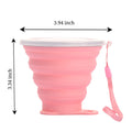 Collapsible Silicone Travel Cups with Lids
