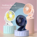 Portable 360 Degree Rotating Clip-On Fan with USB