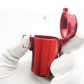 Metal Pocket Cola Cans Shape Outdoor Ashtray With Keychain