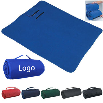Super Soft Plush Portable Travel Blanket