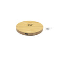15W Bamboo Wood Wireless Charger
