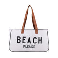 Minimalist Alphabet Canvas Bags