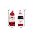 Christmas Wine Bottle Decoration