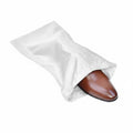 Satin Fabric Travel Shoe Bag With Drawstring
