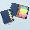 Wave Spiral Notebook With Pen