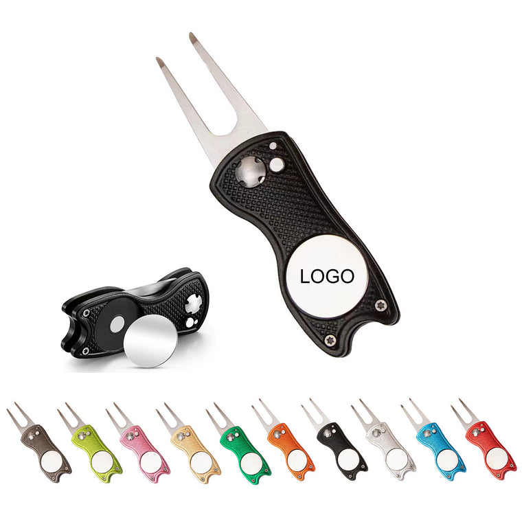 Foldable Aluminum Golf Divot Tool