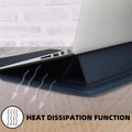 Pu Leather Laptop Sleeve Case With Stand
