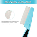 Fine-Tooth Comb For Pet Hair Grooming & Flea Removal