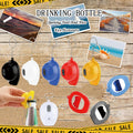 Mini Construction Helmet Flashlight Keychain Bottle Opener