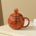 Basketball-Shaped Ceramic Mug