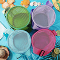 Beach Mesh Shell Bag With Adjustable Straps