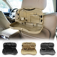 Collapsible Plastic Car Backseat Tray Desk With Cup Holder