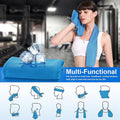 Microfiber Carabiner Individually Wrapped Cooling Towel