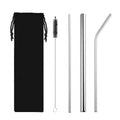 Stainless Steel Straw Set
