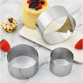 3 Pcs Set Of Stainless Steel Cake Cutter