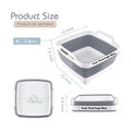 2.4 Gallon Collapsible Dish Basin With Drain Plug
