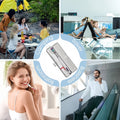 Transparent Toothbrush and Toothpaste Organizer Portable