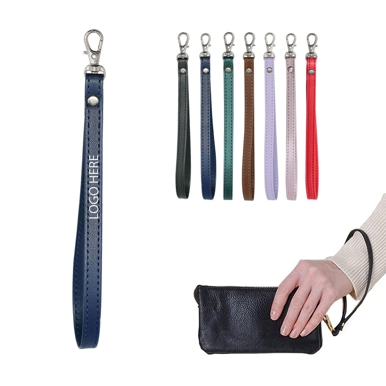 PU Leather Wrist Strap Keychain