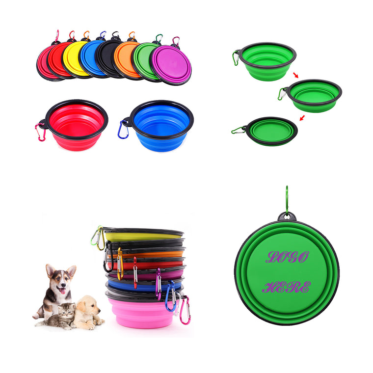Collapsible Silicone Pet Bowl