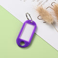 Plastic Key Tag With Label Window