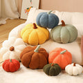Plush Pumpkin Throw Pillow