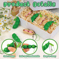 Cute Stress Relief Pod Keychain Bean Peanut Squeeze Toy