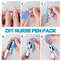 4 In 1 Clip-On Badges With Ballpoint Pens