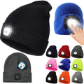Warm Knitted Winter Hats Rechargeable LED