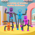 Robot Pop Tube Sensory Toy With Suction Base