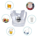 Clear Plastic Foldable Water Container Bag